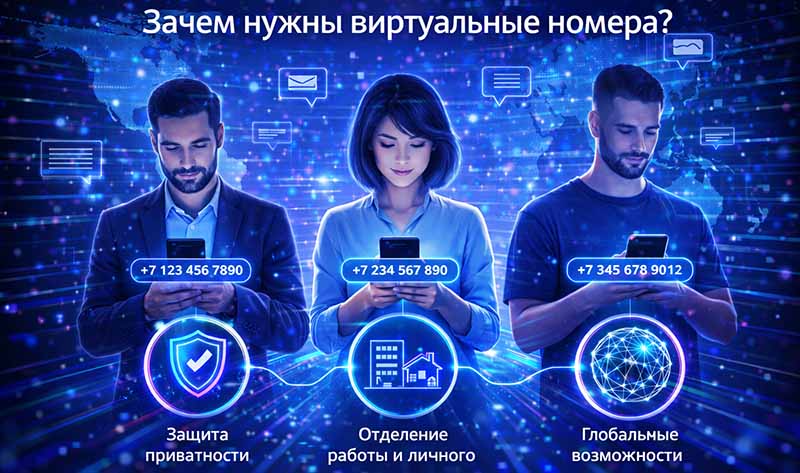 Почему для регистраций берут виртуальные номера